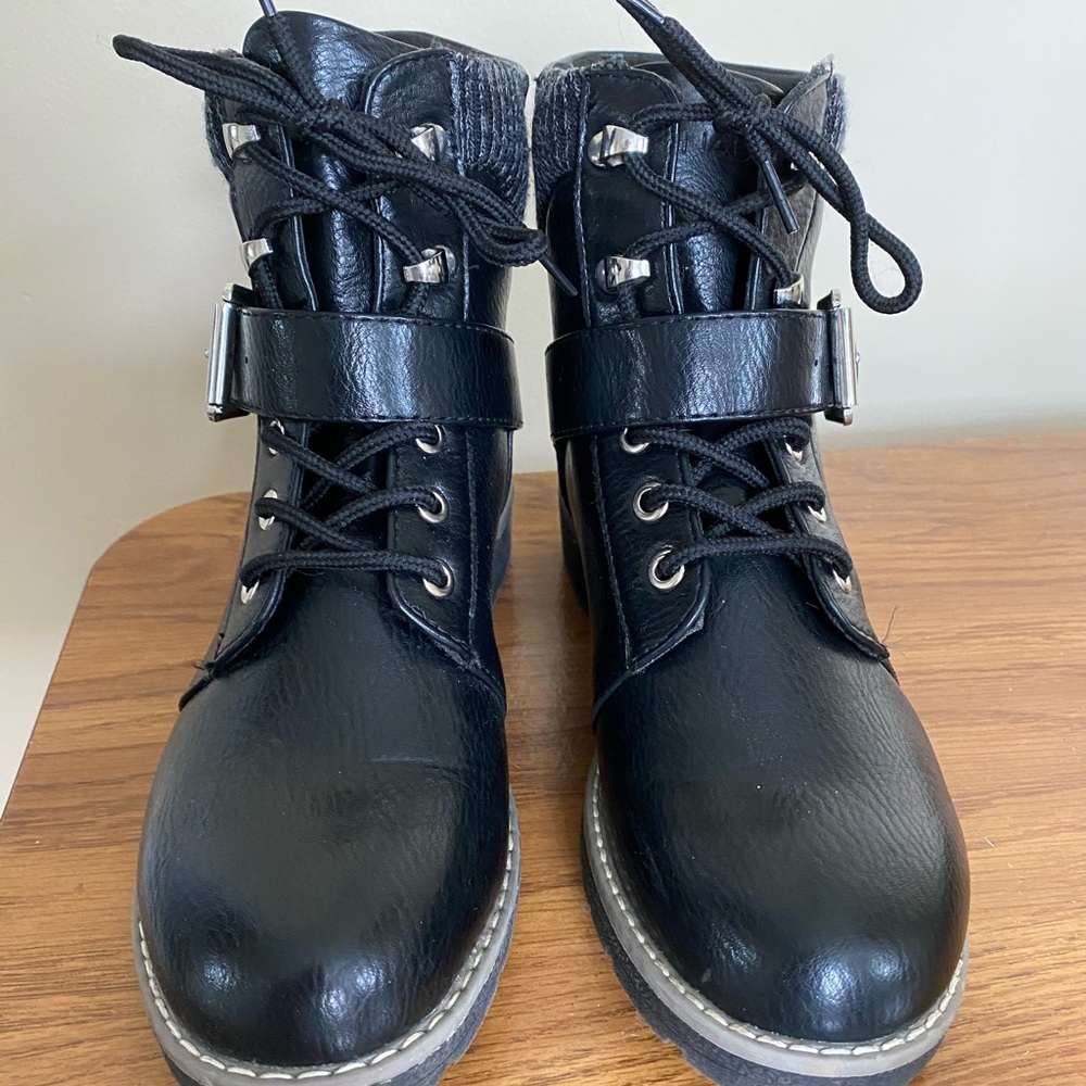 Own too many black shoes